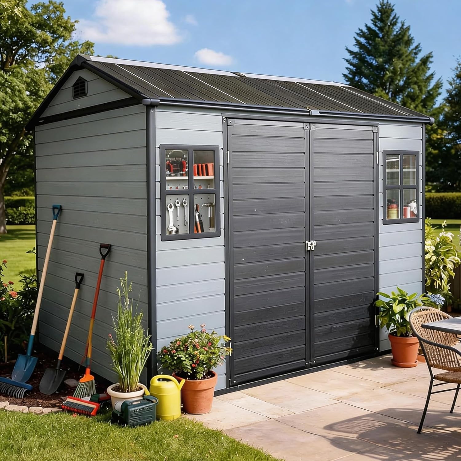 FammyLoft 8x6 resin shed worth it,should I buy FammyLoft resin shed,FammyLoft shed pros and cons,best 8x6 plastic storage shed,FammyLoft shed vs competitors,FammyLoft storage shed honest opinion - detailed features and technical specifications