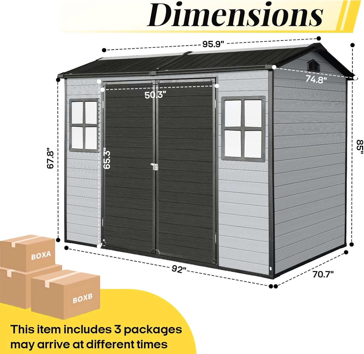 FammyLoft 8x6 resin shed worth it,should I buy FammyLoft resin shed,FammyLoft shed pros and cons,best 8x6 plastic storage shed,FammyLoft shed vs competitors,FammyLoft storage shed honest opinion unboxing and complete package contents