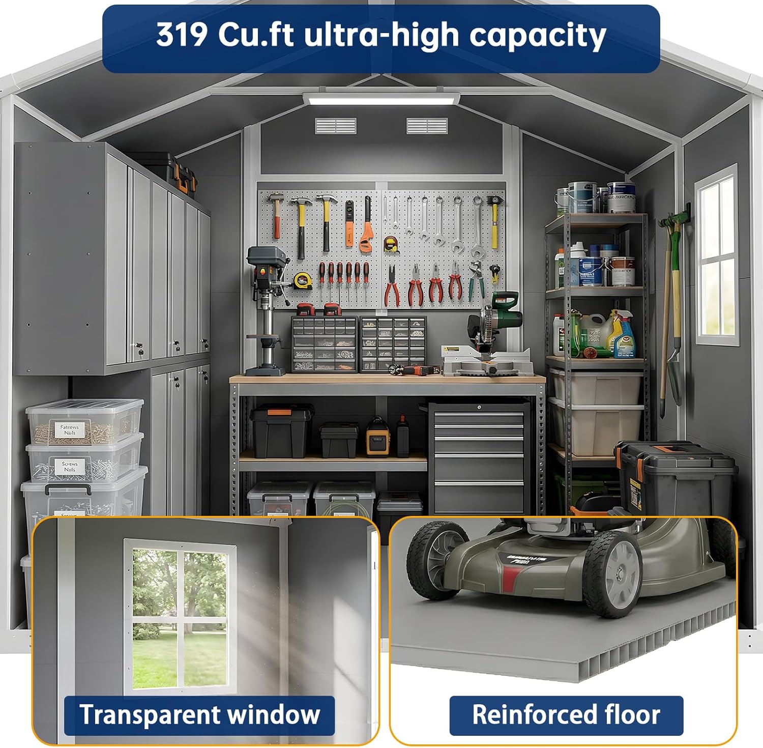 Reviews - GARDENWORK 8x6 Storage Shed Worth It? Honest Pros & Cons Analysis GARDENWORK 8x6 storage shed worth it,should I buy the GARDENWORK shed,GARDENWORK shed pros cons,best 8x6 plastic storage shed,GARDENWORK shed vs alternatives,GARDENWORK 8x6 shed honest opinion performance testing and real-world results