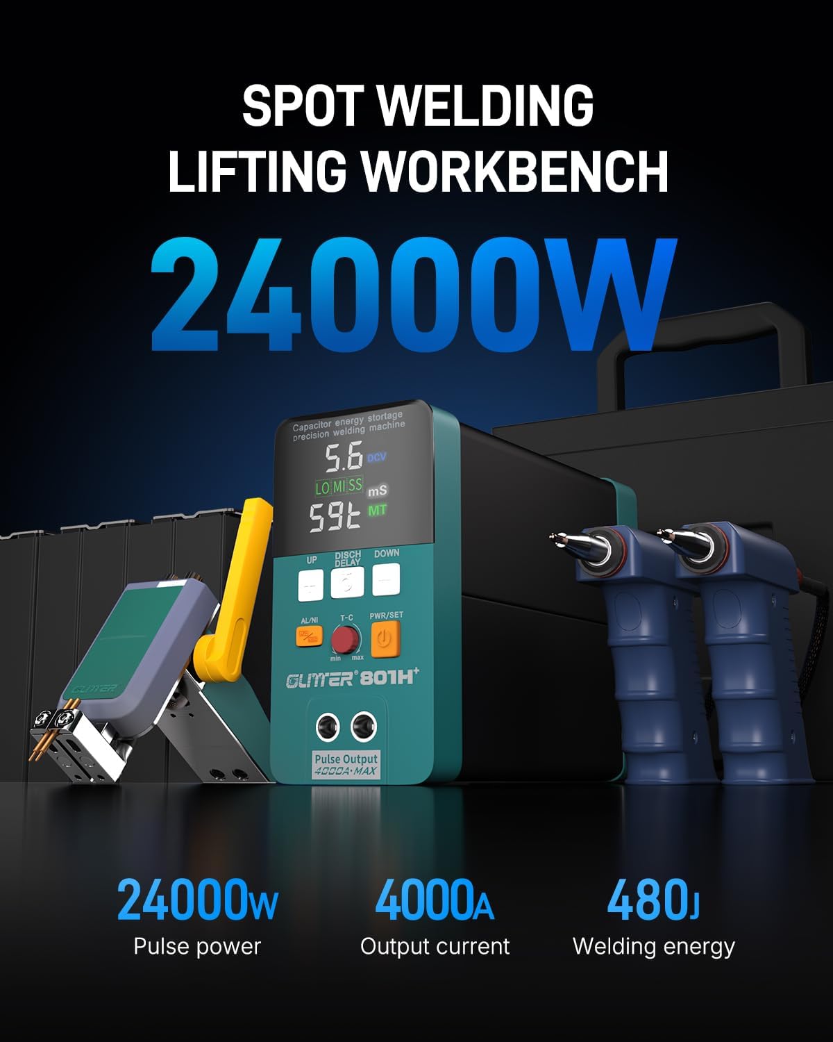 GLITTER 801H+ spot welder worth it,should I buy the GLITTER 801H+,GLITTER 801H+ vs other welders,GLITTER 801H+ pros cons,best spot welder for 18650 batteries,GLITTER 801H+ honest assessment unboxing and complete package contents