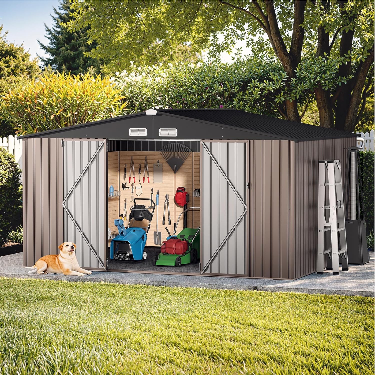 GVDV 12x10 metal shed worth it,should I buy GVDV metal shed,GVDV 12x10 shed pros cons,best metal storage shed,GVDV shed vs alternatives,GVDV 12x10 worth buying - detailed features and technical specifications