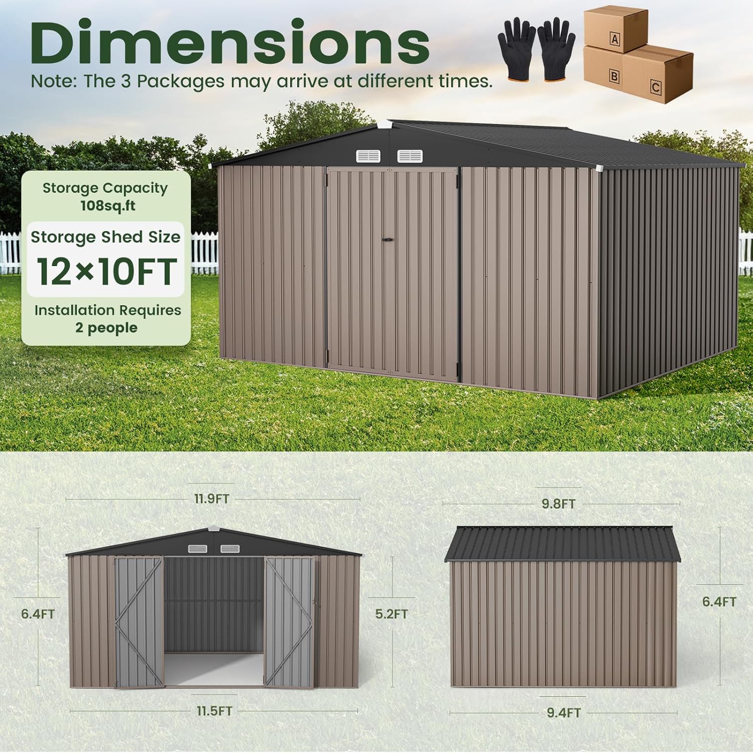 GVDV 12x10 metal shed worth it,should I buy GVDV metal shed,GVDV 12x10 shed pros cons,best metal storage shed,GVDV shed vs alternatives,GVDV 12x10 worth buying unboxing and complete package contents
