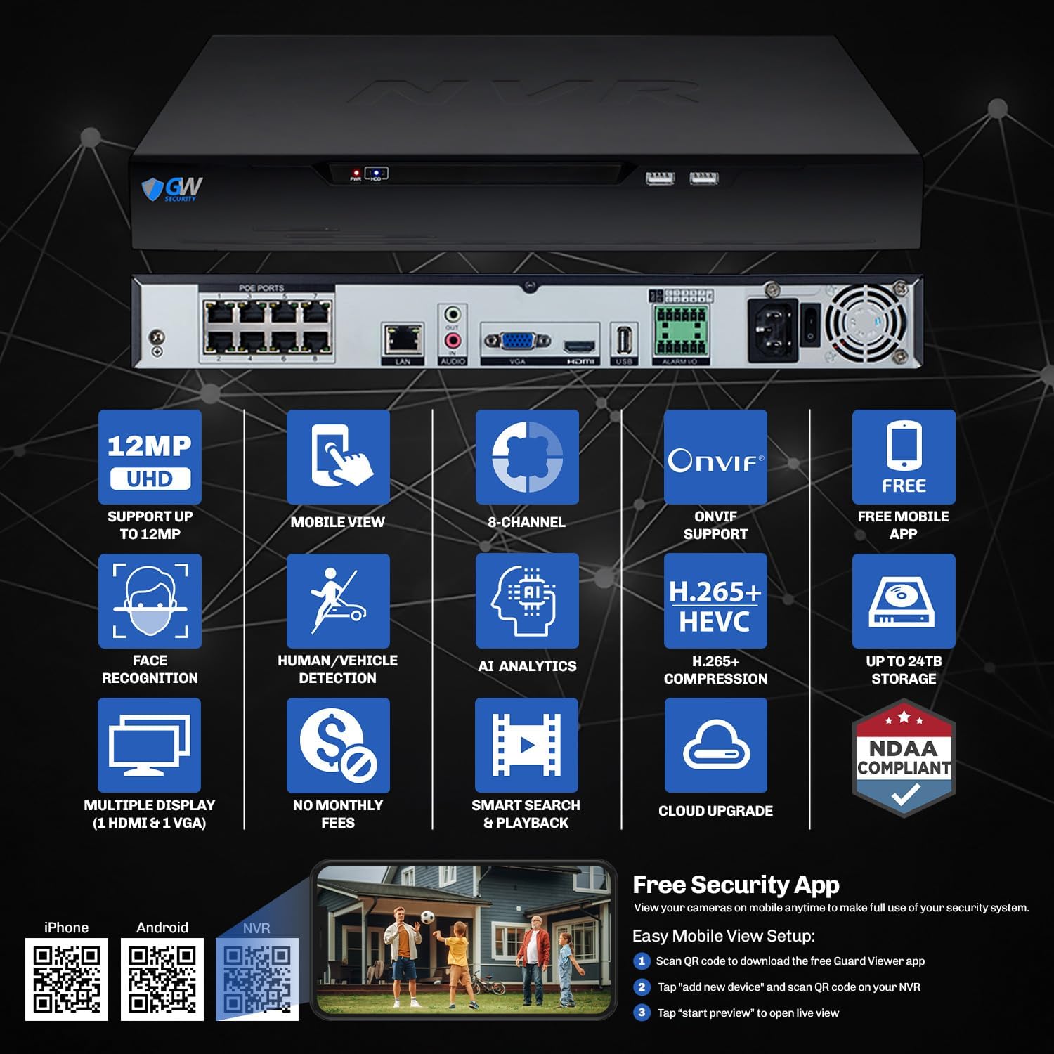 Step-by-step guide for GW Security 8 channel NVR worth it,should I buy GW Security NVR,GW Security vs other systems,GW Security 8 channel pros cons,best 8 channel security camera system,GW Security AI camera system honest - complete tutorial
