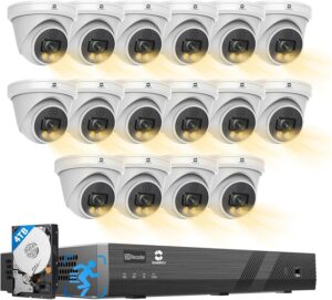 Image 1 of GWSECU 16 channel security camera system worth it