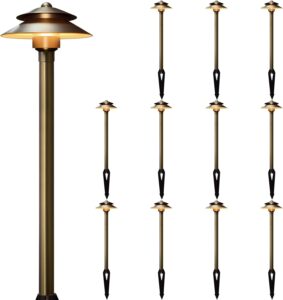Image 1 of Gardencoin brass path lights worth it