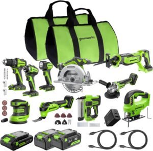 Image 1 of Greenworks 24V 10PC combo worth it