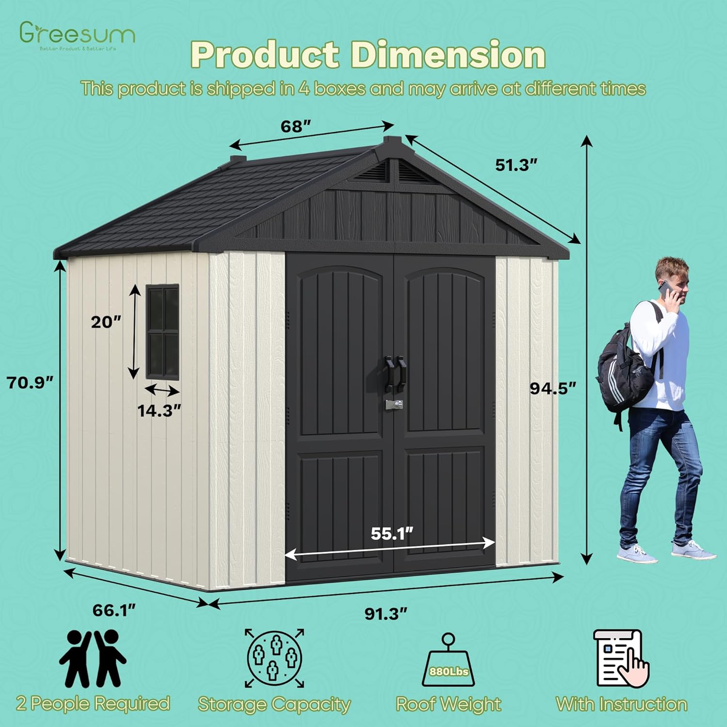 Reviews - Greesum 8x6 Shed Worth Buying? Honest Pros & Cons Analysis Greesum 8x6 shed worth buying,Greesum plastic shed pros cons,best 8x6 outdoor storage shed,should I buy a Greesum shed,Greesum shed vs other brands,Greesum resin shed honest opinion unboxing and complete package contents