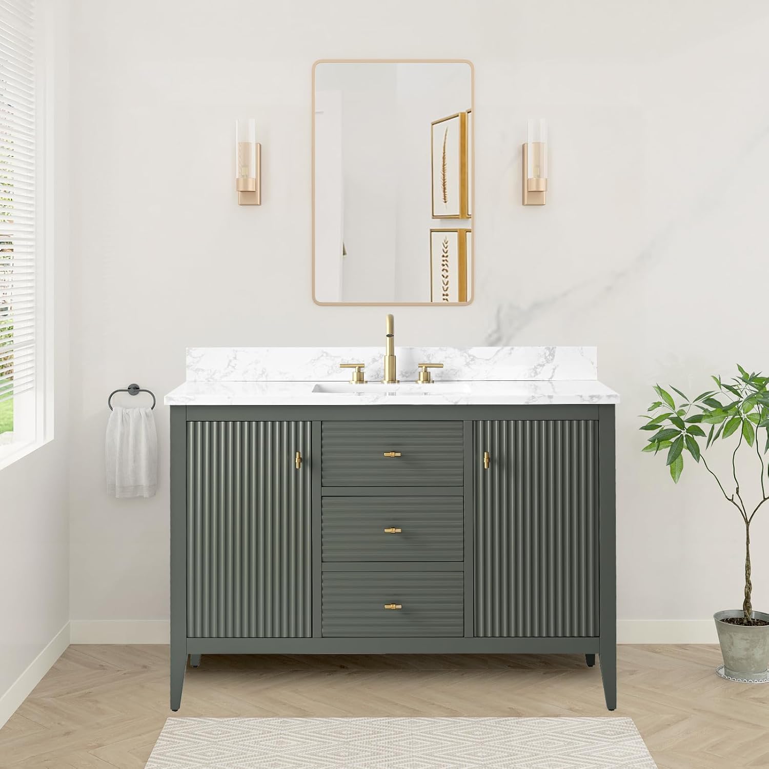 HOMEBEYOND 48 vanity worth buying,should I buy HOMEBEYOND vanity,HOMEBEYOND 48 vanity pros cons,best 48 inch bathroom vanity,HOMEBEYOND vanity honest opinion,HOMEBEYOND vs other vanities - detailed features and technical specifications