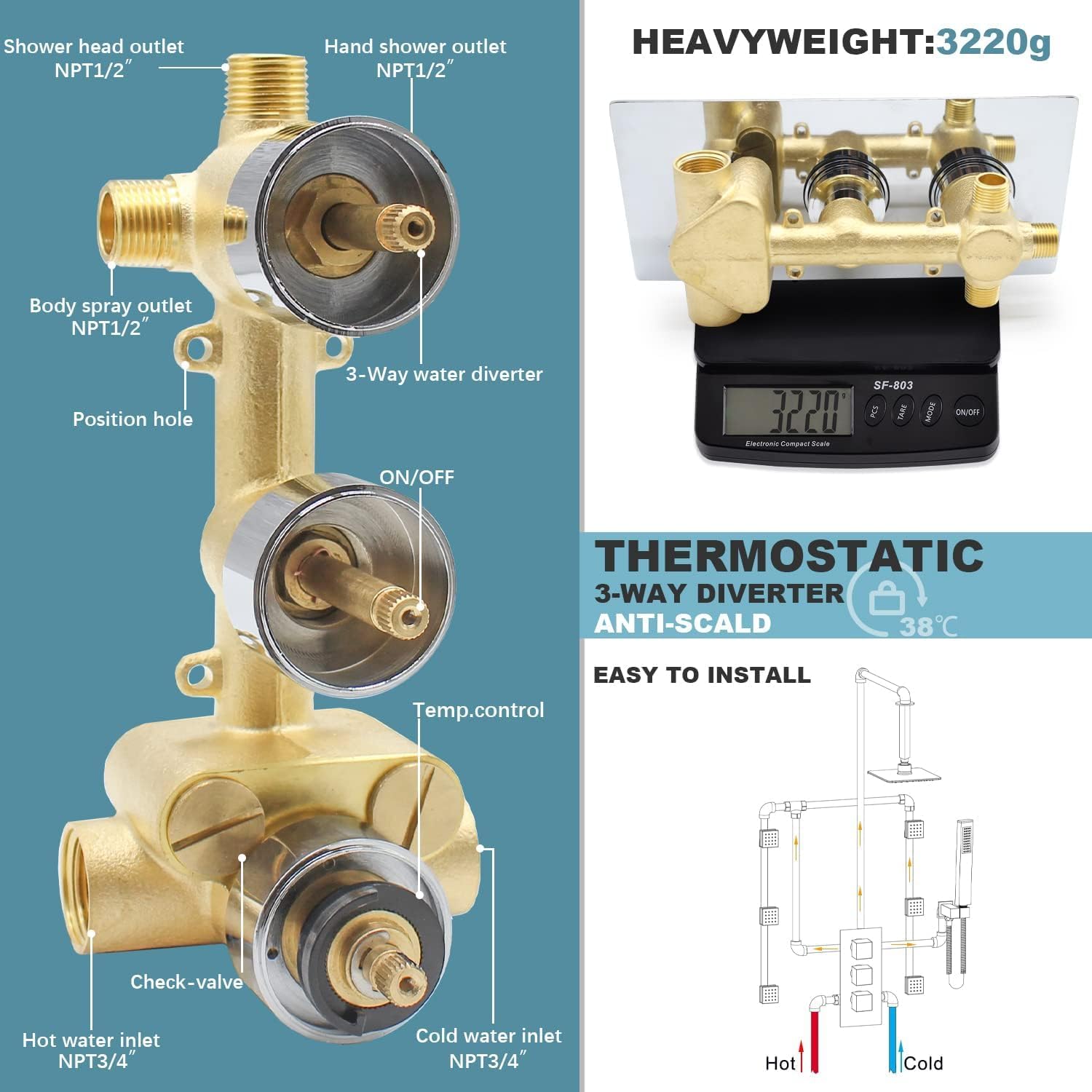HOMEDEC thermostatic shower system worth it,should I buy HOMEDEC shower system,HOMEDEC vs other shower systems,HOMEDEC thermostatic shower pros cons,best thermostatic shower system,HOMEDEC shower kit worth buying performance testing and real-world results