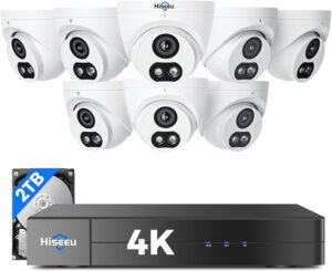 Image 1 of Hiseeu 4K security camera system worth it