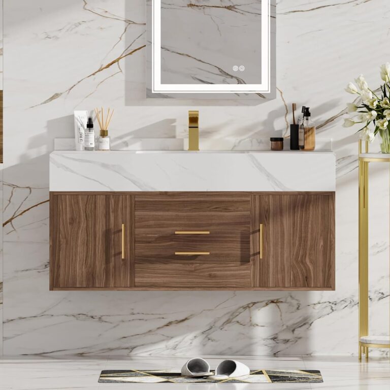 Reviews - Homary Floating Bathroom Vanity Worth It? Honest Pros & Cons Image 1 of Homary floating bathroom vanity worth it