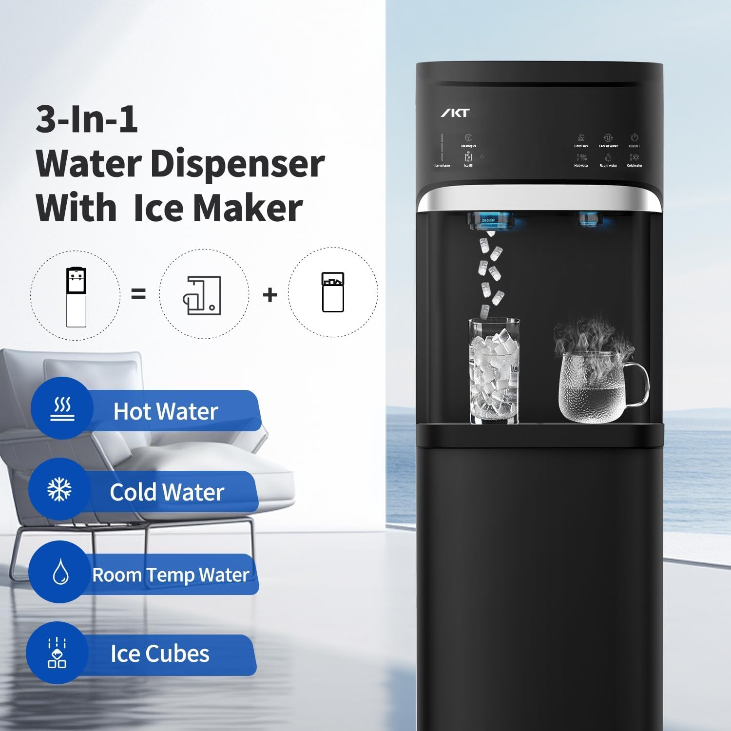 IKT bottom load water cooler worth it,IKT water cooler pros cons,IKT nugget ice maker honest,should I buy IKT water dispenser,IKT water cooler vs alternatives,best bottom load water cooler performance testing and real-world results