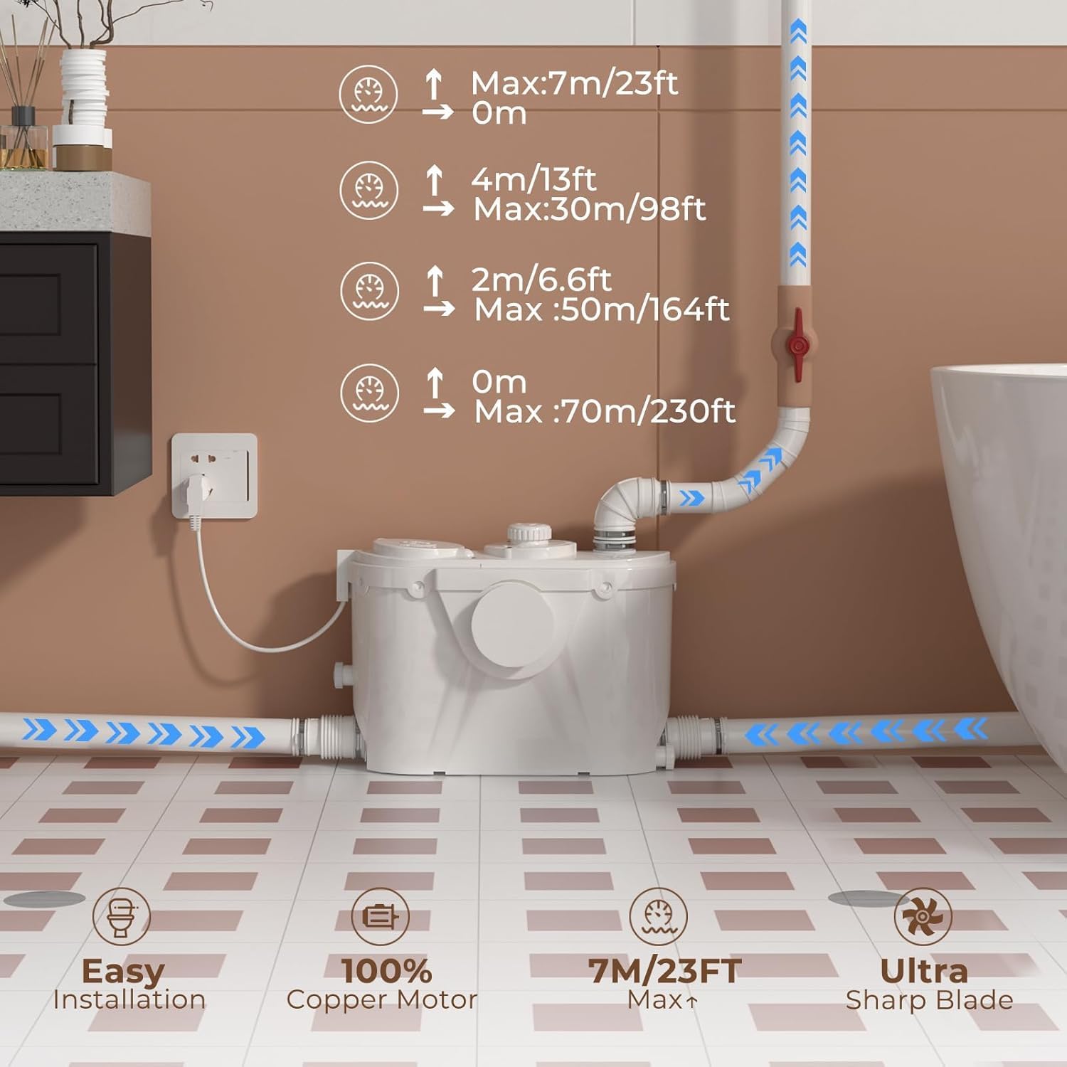 Reviews - INEFLO Upflush Toilet Worth Buying? Honest Pros & Cons INEFLO upflush toilet worth buying,should I buy an INEFLO macerating toilet,INEFLO 500W vs other upflush toilets,INEFLO upflush toilet pros cons,best basement macerating toilet system,INEFLO toilet complete kit details unboxing and complete package contents