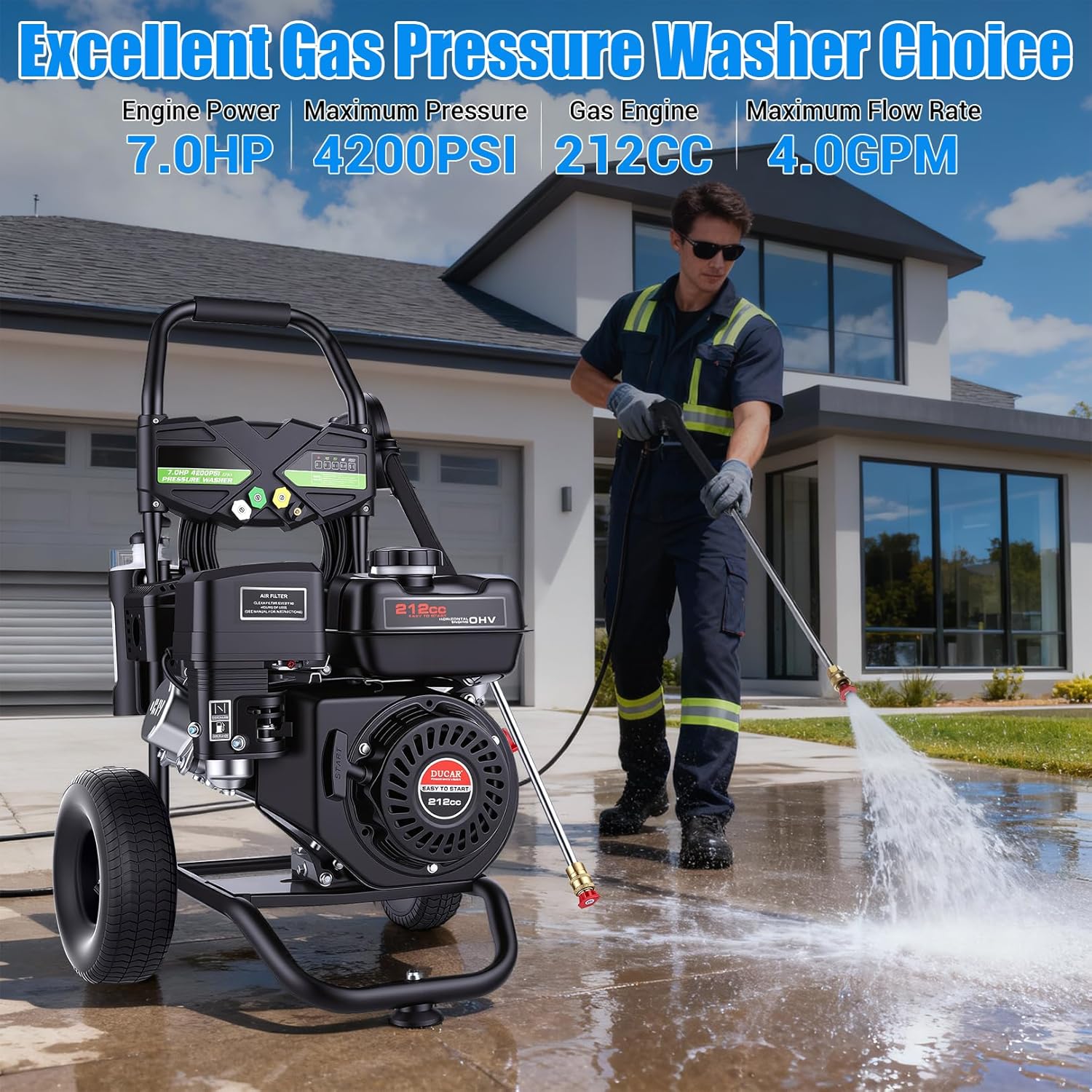 IvyBess 4200PSI gas pressure washer worth it,should I buy IvyBess gas pressure washer,IvyBess 4200PSI pros and cons,best commercial gas pressure washer,IvyBess vs other pressure washers,IvyBess 4200PSI worth buying unboxing and complete package contents
