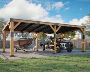 Image 1 of Jocisland cedar wood carport worth it