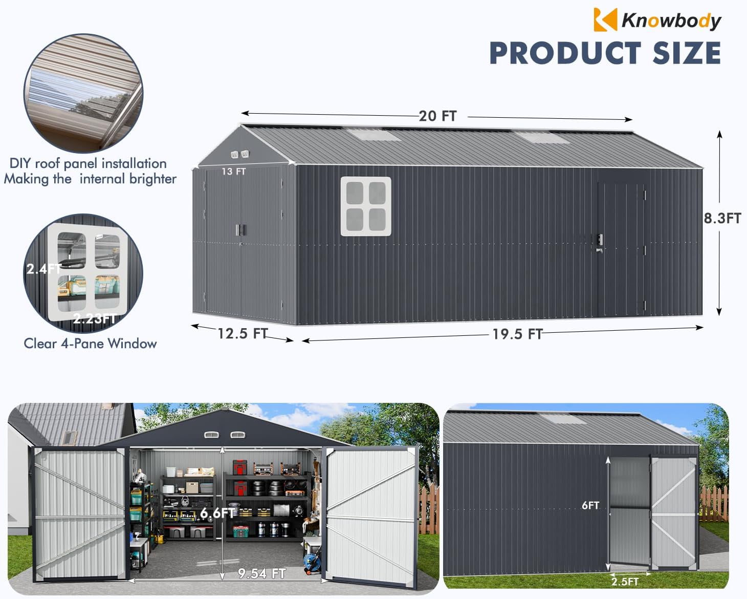 Reviews - K Knowbody Metal Shed Worth Buying? Our Honest Pros & Cons K Knowbody metal shed worth buying,should I buy K Knowbody shed,K Knowbody vs other metal sheds,K Knowbody shed pros and cons,best large metal garage shed,K Knowbody 13x20 shed honest unboxing and complete package contents
