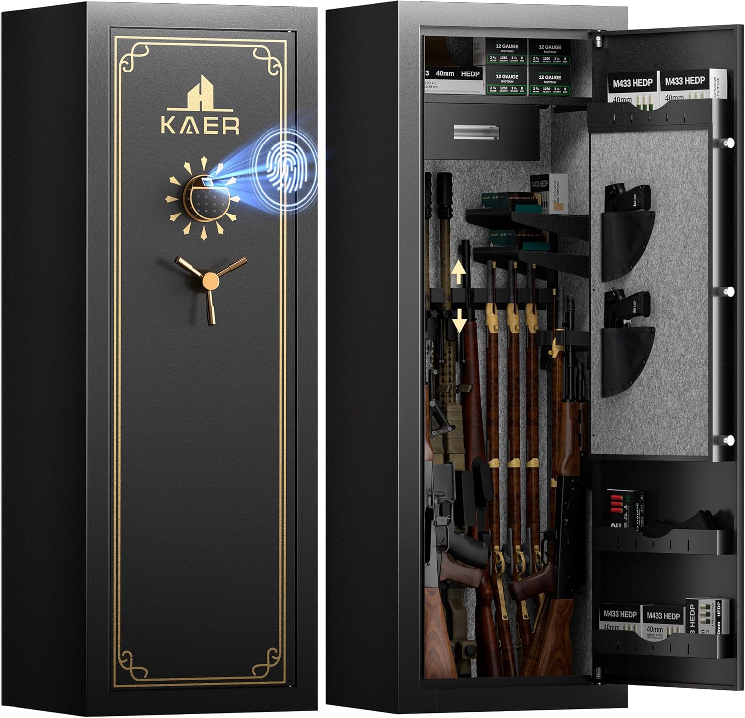 KAER biometric gun safe worth it,should I buy KAER gun safe,KAER gun safe pros cons,best biometric gun cabinet,KAER vs Liberty safe,KAER fingerprint safe honest - detailed features and technical specifications