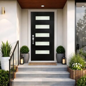 Image 1 of KHSHOW fiberglass entry door worth it