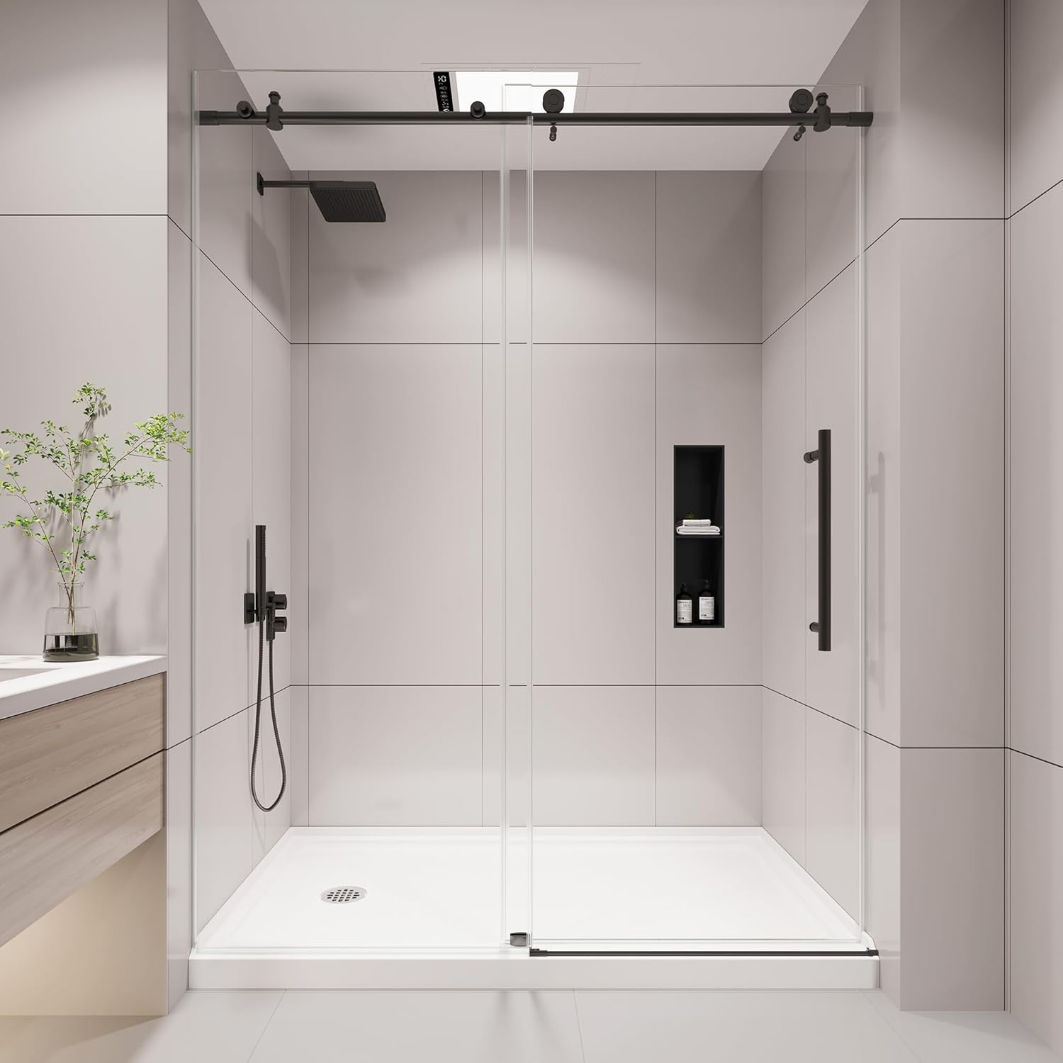 KPUY frameless shower door worth it,should I buy KPUY shower door,KPUY shower door pros cons,best frameless sliding shower door,KPUY vs other shower doors,KPUY matte black shower door honest - detailed features and technical specifications