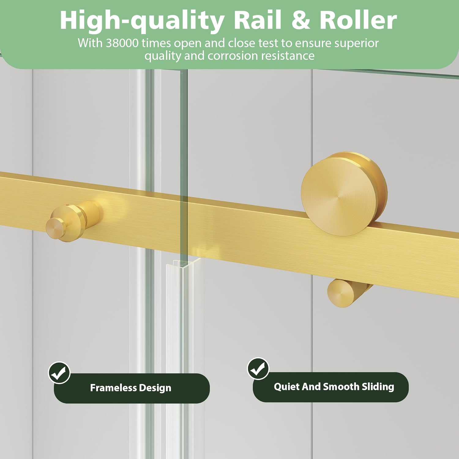 Step-by-step guide for KPUY frameless shower door worth it,should I buy KPUY shower door,KPUY vs other shower doors,KPUY frameless shower door pros cons,best frameless sliding shower door,KPUY brushed gold shower door honest - complete tutorial