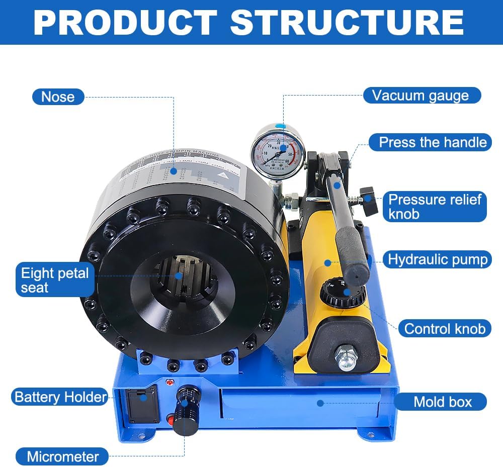 LABFENG hose crimper worth buying,hose crimper pros and cons,best hydraulic hose crimper,LABFENG crimper vs alternatives,should I buy a hose crimping machine,hose crimping tool honest assessment unboxing and complete package contents