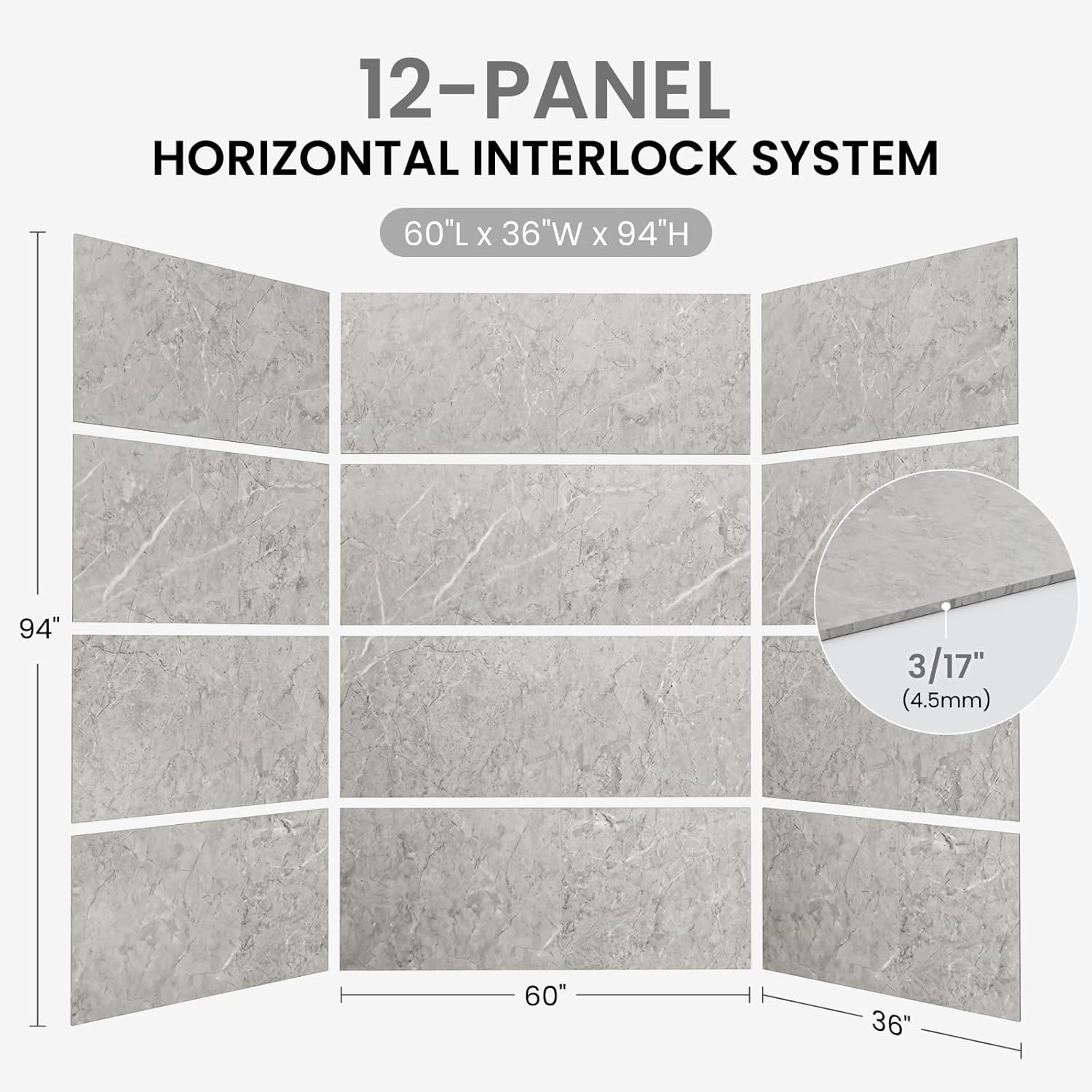 LARWORKS shower wall kit worth it,should I buy LARWORKS shower panels,LARWORKS vs other shower surrounds,LARWORKS SPC panels pros cons,best waterproof shower wall kit,LARWORKS gray marble panels honest unboxing and complete package contents