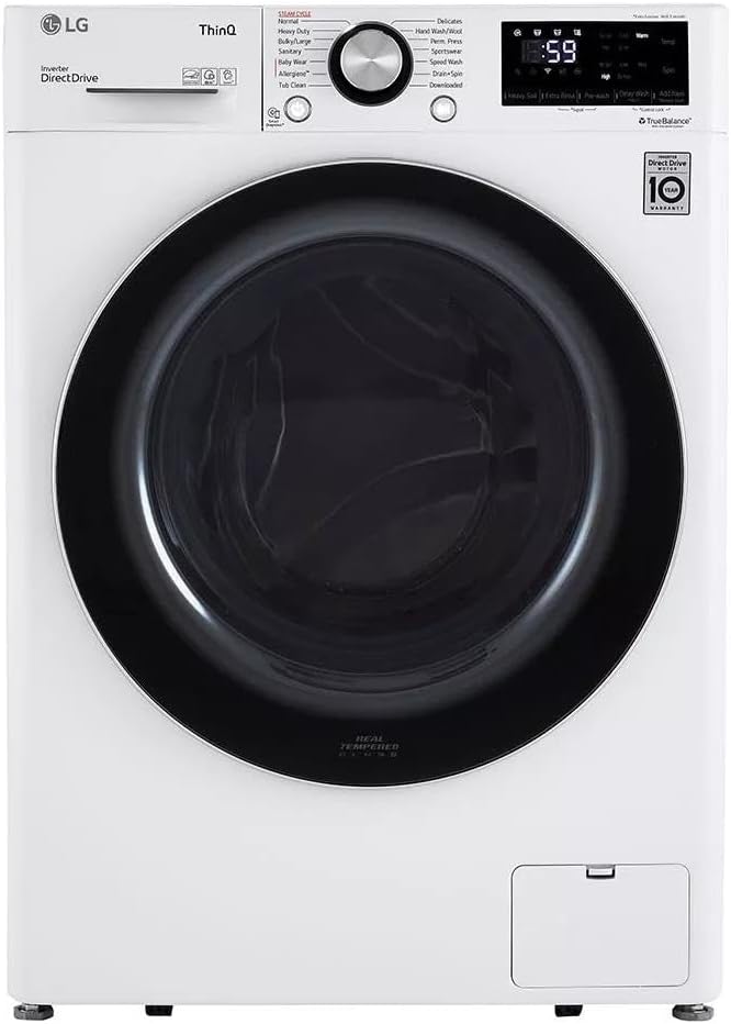 LG compact front load washer worth it,should I buy LG compact washer,LG WM1455HWA pros cons,best compact front load washer,LG stackable washer honest,LG AI fabric sensor worth buying - detailed features and technical specifications