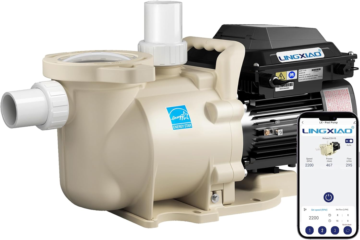 Reviews - LINGXIAO Relaax220-VS Pool Pump Worth It? Honest Pros & Cons LINGXIAO Relaax220-VS pool pump worth it,should I buy LINGXIAO Relaax220-VS,LINGXIAO Relaax220-VS pros cons,best variable speed pool pump,LINGXIAO Relaax220-VS vs alternatives,LINGXIAO Relaax220-VS honest opinion - detailed features and technical specifications