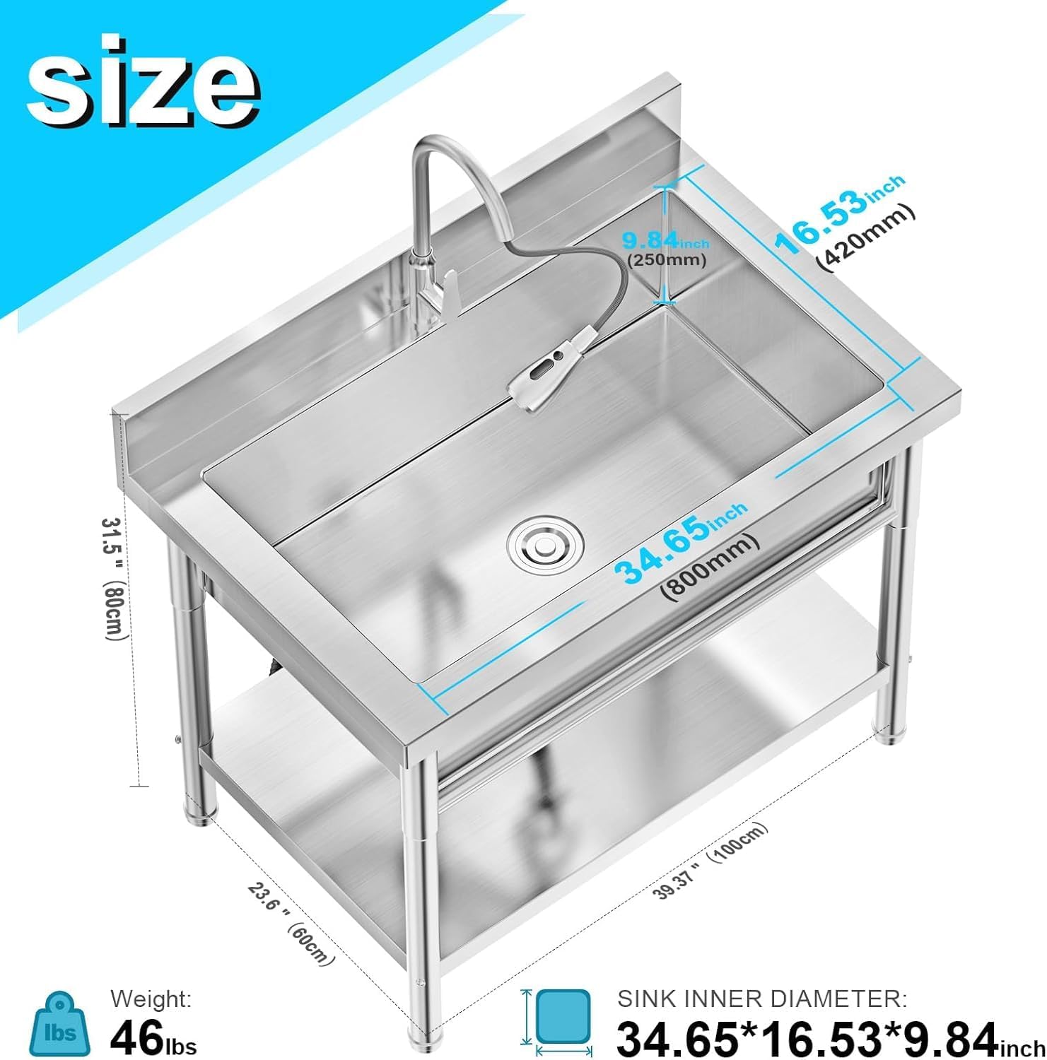 LSUFRED 40 inch utility sink,should I buy LSUFRED utility sink,LSUFRED sink pros cons,best freestanding outdoor sink,LSUFRED 40 inch worth buying,utility sink for garage and laundry unboxing and complete package contents