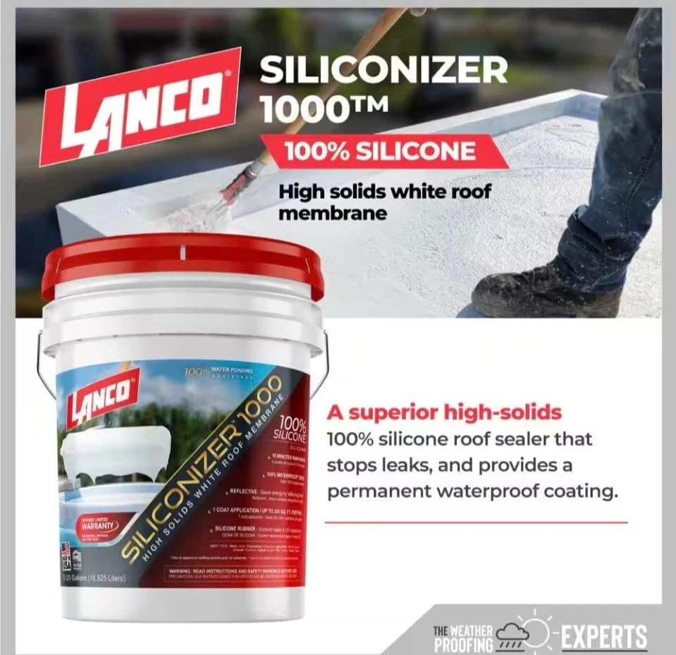 Lanco Siliconizer 1000 worth buying,should I buy Lanco Siliconizer 1000,Lanco Siliconizer 1000 pros cons,best silicone roof coating,Lanco Siliconizer 1000 vs alternatives,Lanco roof sealant honest unboxing and complete package contents