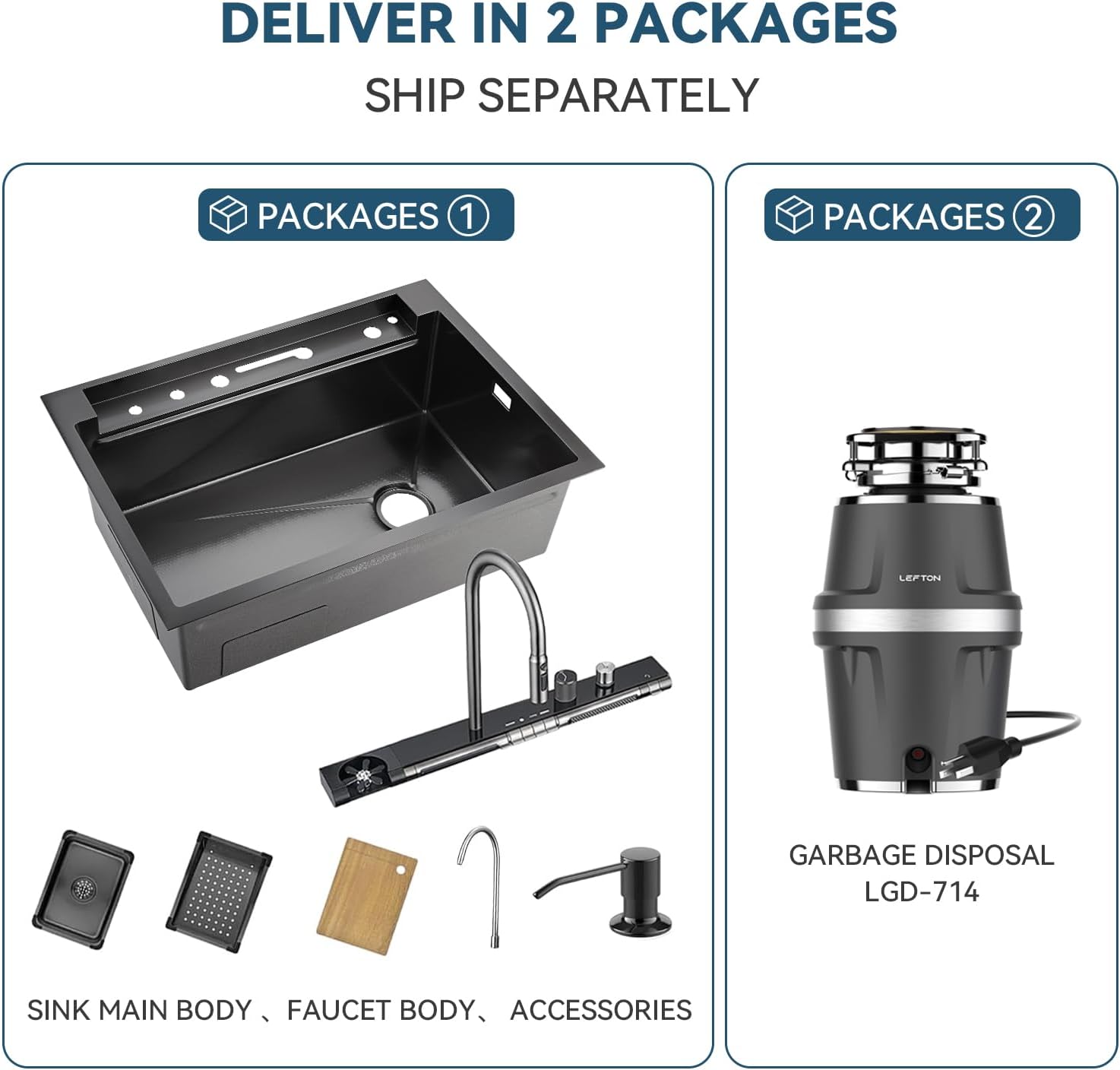 Lefton KS2206L-PRO kitchen sink worth it,should I buy Lefton KS2206L-PRO,Lefton KS2206L-PRO pros cons,Lefton waterfall sink honest,best single bowl kitchen sinks,Lefton sink vs alternatives unboxing and complete package contents