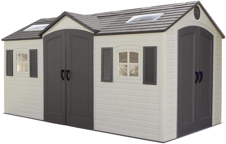Lifetime 15x8 shed worth buying,Lifetime 15x8 shed pros cons,best 15x8 outdoor storage shed,Lifetime dual entry shed honest,should I buy a Lifetime shed,Lifetime shed vs competitors unboxing and complete package contents
