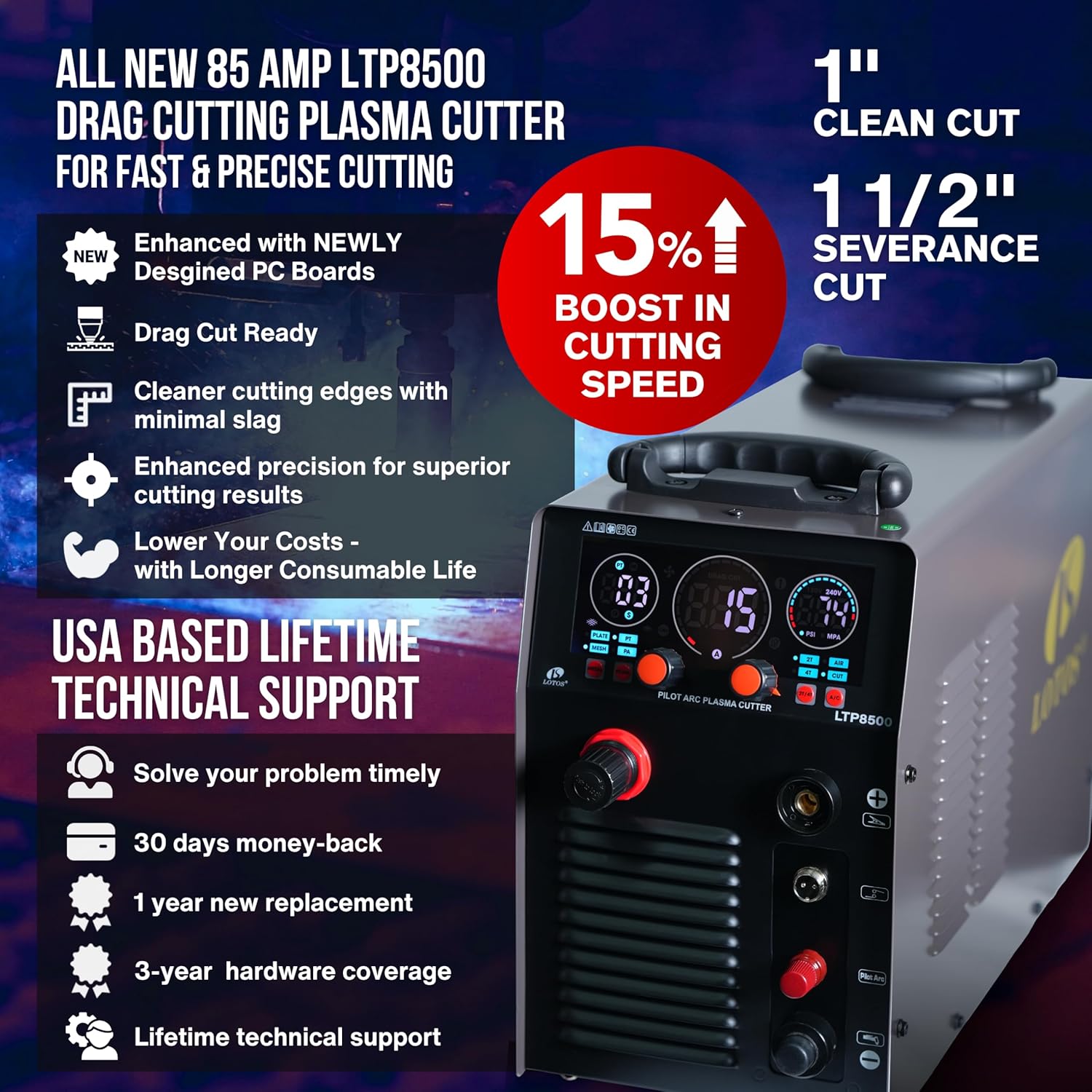 Lotos LTP8500 worth buying,should I buy Lotos LTP8500,LTP8500 vs alternatives,LTP8500 pros cons,Lotos plasma cutter worth it,best 85A plasma cutter performance testing and real-world results