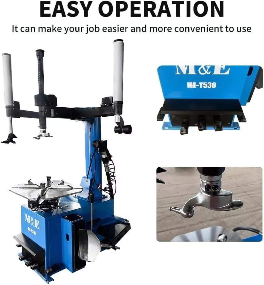 ME-T530Z tire changer worth it,should I buy ME-T530Z tire changer,ME-T530Z vs other tire changers,ME-T530Z pros cons,ME-T530Z bead blaster performance,best commercial tire changer machine unboxing and complete package contents