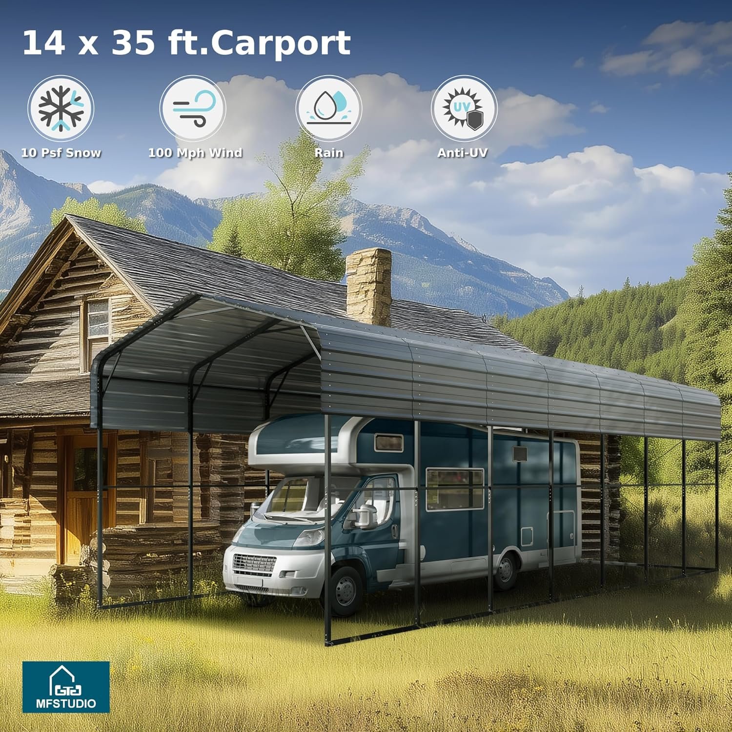MFSTUDIO RV carport worth it,MFSTUDIO carport pros cons,best heavy duty RV carport,14x35 ft carport honest,should I buy MFSTUDIO carport,MFSTUDIO vs other carports unboxing and complete package contents
