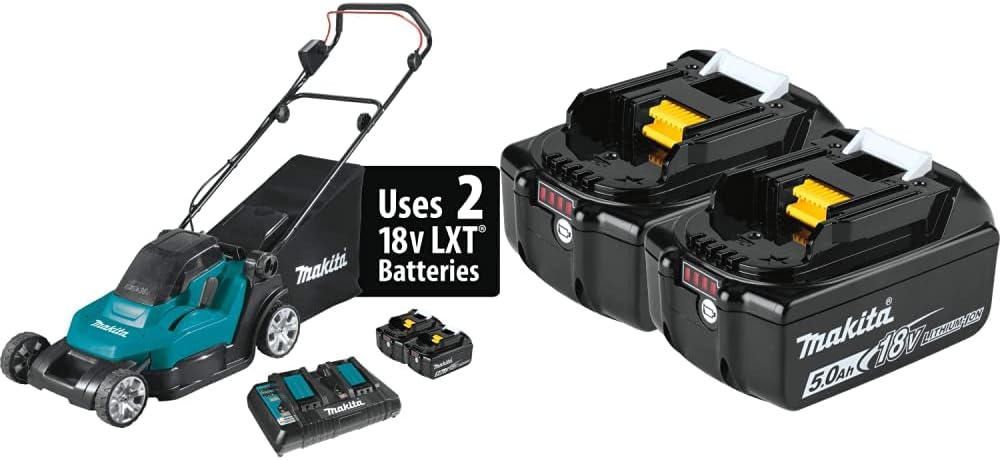 Makita XML05PT lawn mower worth it,Makita XML05PT pros and cons,Makita XML05PT vs gas mower,should I buy Makita XML05PT,best cordless lawn mower kit,Makita 36V mower honest - detailed features and technical specifications