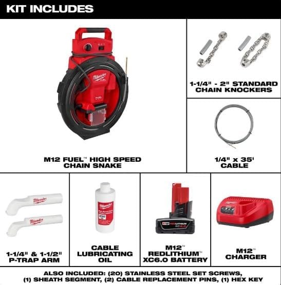 Milwaukee M12 chain snake worth it,should I buy Milwaukee M12 chain snake,Milwaukee M12 vs other drain snakes,Milwaukee M12 chain snake pros cons,best electric drain snake,Milwaukee 2519-21 honest opinion unboxing and complete package contents