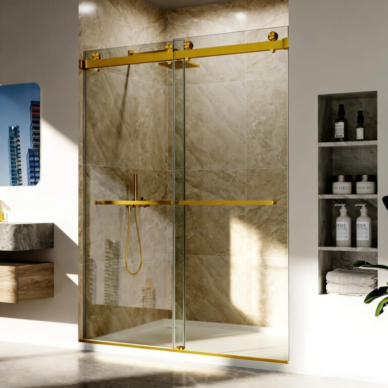 Image 1 of NANAWO frameless shower door worth it