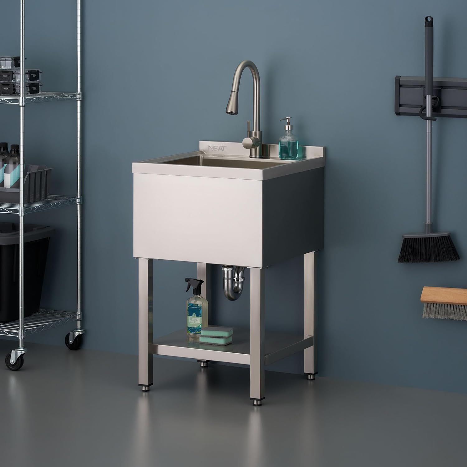 NEAT EcoStorage Utility Sink worth it,NEAT utility sink pros cons,best freestanding utility sink,should I buy the NEAT EcoStorage sink,NEAT NHA-0328 vs alternatives,NEAT stainless steel sink worth buying unboxing and complete package contents