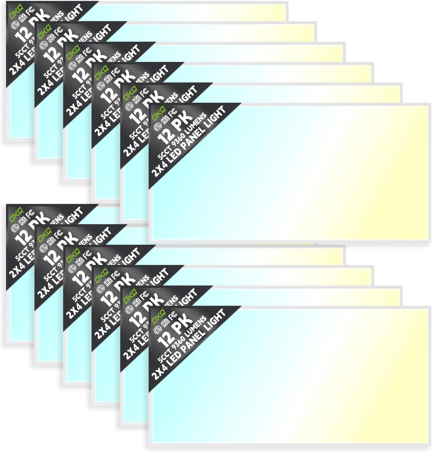 OKQ 2x4 LED panel lights worth it,should I buy OKQ LED panels,OKQ vs other LED flat panels,OKQ 2x4 panel pros cons,best 2x4 LED drop ceiling lights,OKQ panel lights worth buying - detailed features and technical specifications