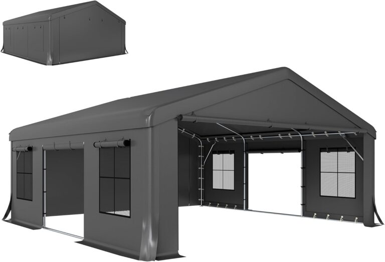Reviews - Outsunny 20x20 Carport Worth It? Honest Pros & Cons Analysis Image 1 of Outsunny 20x20 carport worth it
