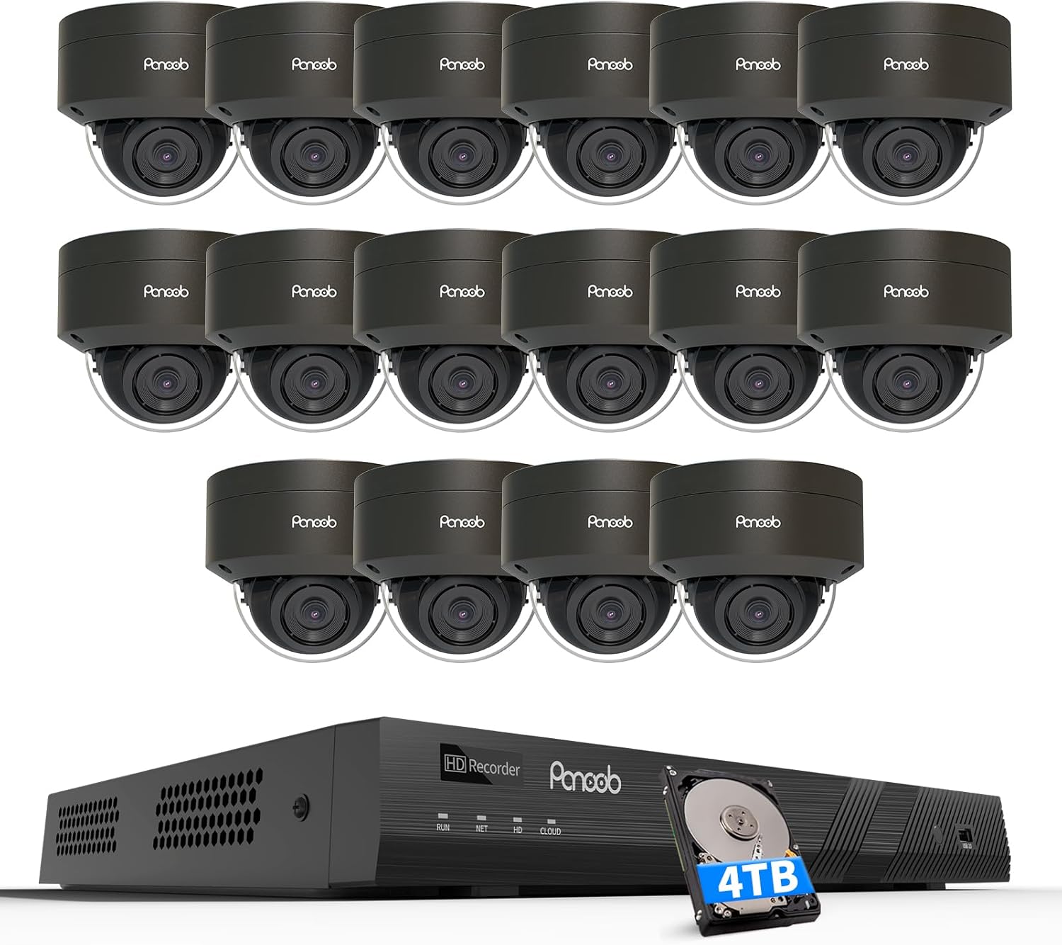 PANOOB 16 channel security camera system worth it,should I buy PANOOB 16 channel system,PANOOB PD54B1616-8M pros cons,best 16 channel 4K PoE system,PANOOB vs other security systems,16 camera system worth buying - detailed features and technical specifications