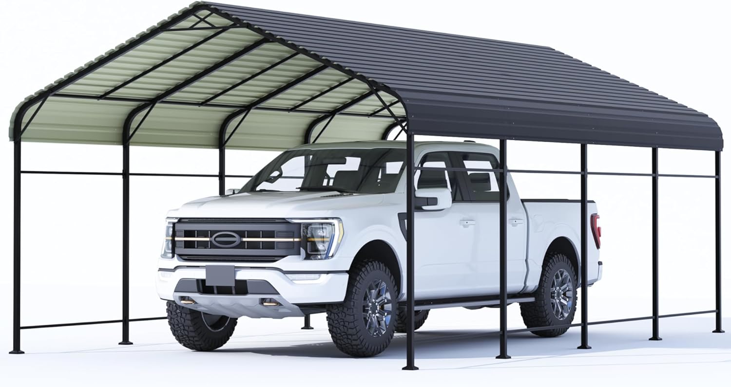Patiowell 12x20 metal carport worth it,should I buy Patiowell carport,Patiowell carport pros cons,best metal carport for trucks,heavy duty carport worth buying,Patiowell vs other carports unboxing and complete package contents