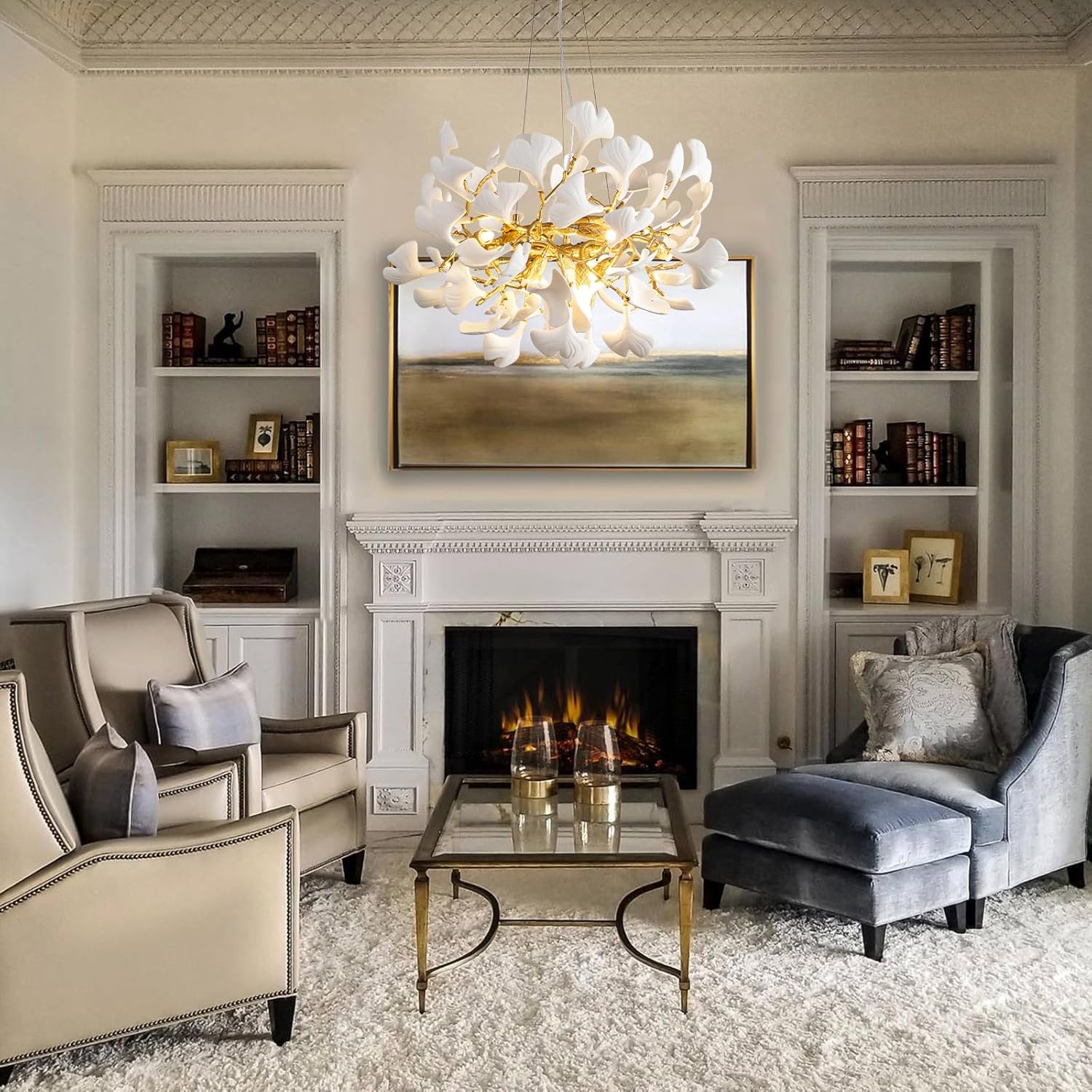 Step-by-step guide for Plsintly gold ginkgo chandelier worth it,should I buy the Plsintly ginkgo chandelier,Plsintly chandelier pros and cons,best modern gold leaf chandelier,Plsintly vs other ginkgo chandeliers,is the Plsintly ceramic chandelier good - complete tutorial