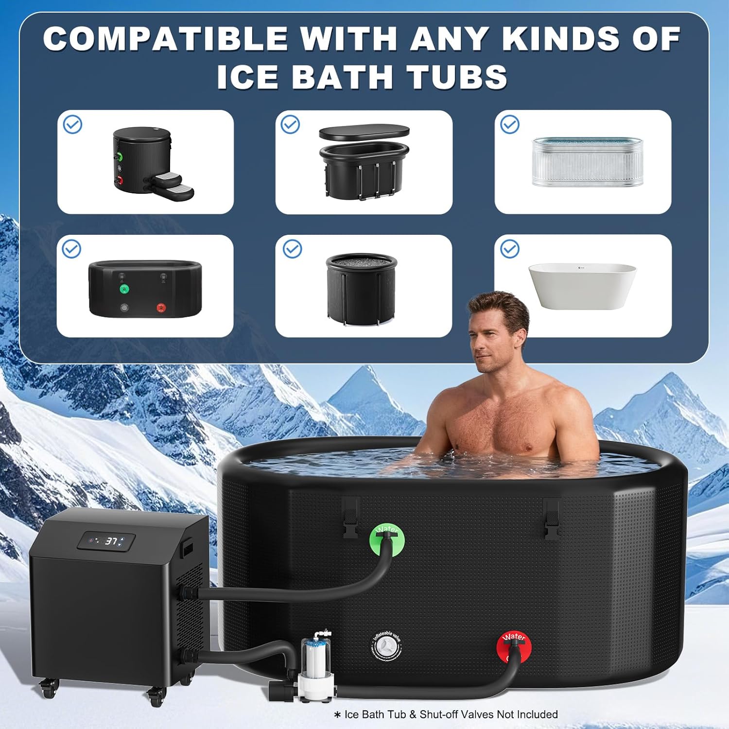 Reviews - PlungeFit Ice Bath Chiller Worth It? Honest Pros & Cons PlungeFit ice bath chiller worth it,should I buy a PlungeFit chiller,PlungeFit vs other chillers,PlungeFit ice bath chiller pros cons,best cold plunge chiller,PlungeFit 1HP chiller honest unboxing and complete package contents