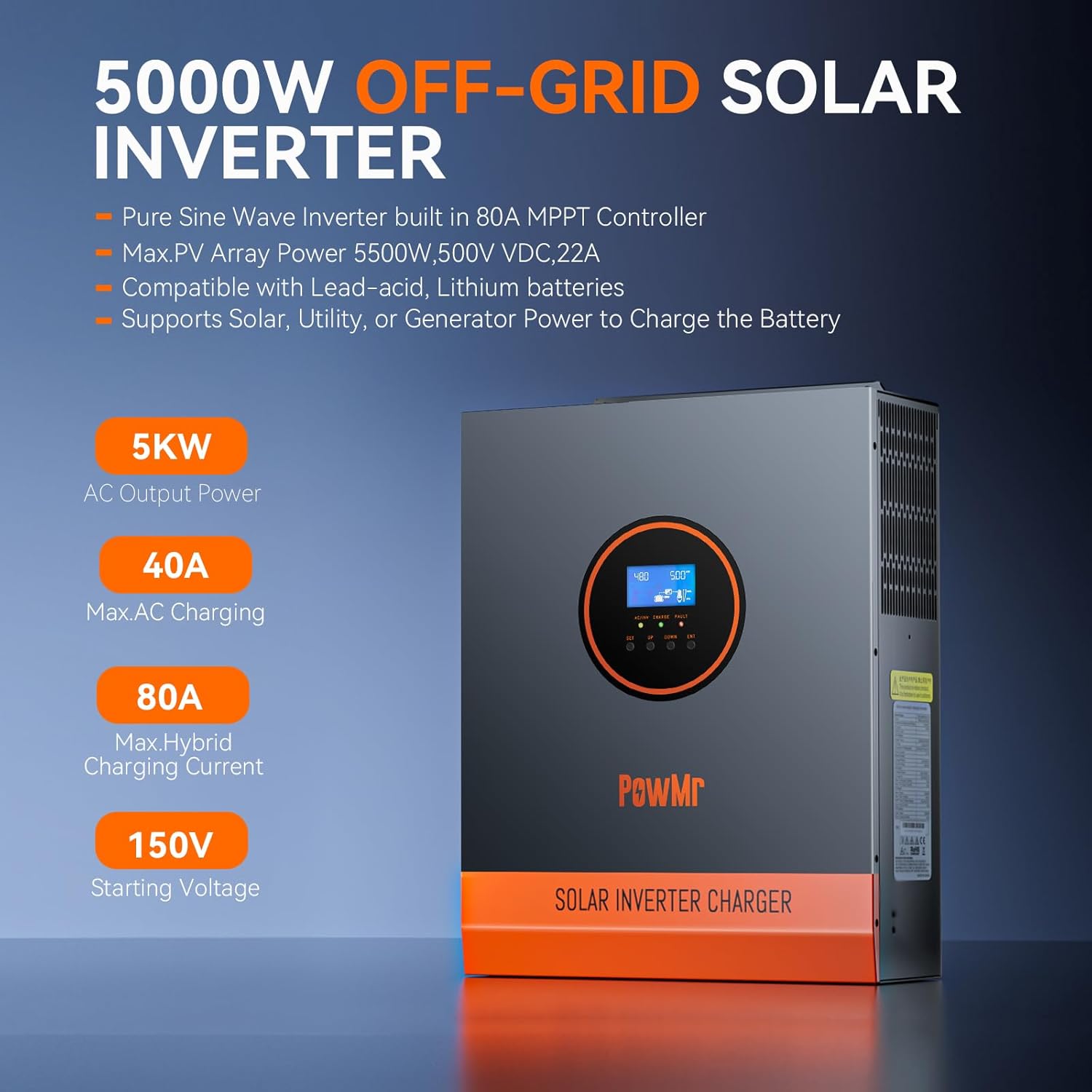Reviews - PowMr 5000W Hybrid Inverter Worth It? Honest Pros & Cons PowMr 5000W hybrid inverter worth it,should I buy PowMr 5000W inverter,PowMr 5KW inverter pros cons,best 5000W hybrid solar inverter,PowMr 5000W vs alternatives,PowMr inverter worth buying unboxing and complete package contents