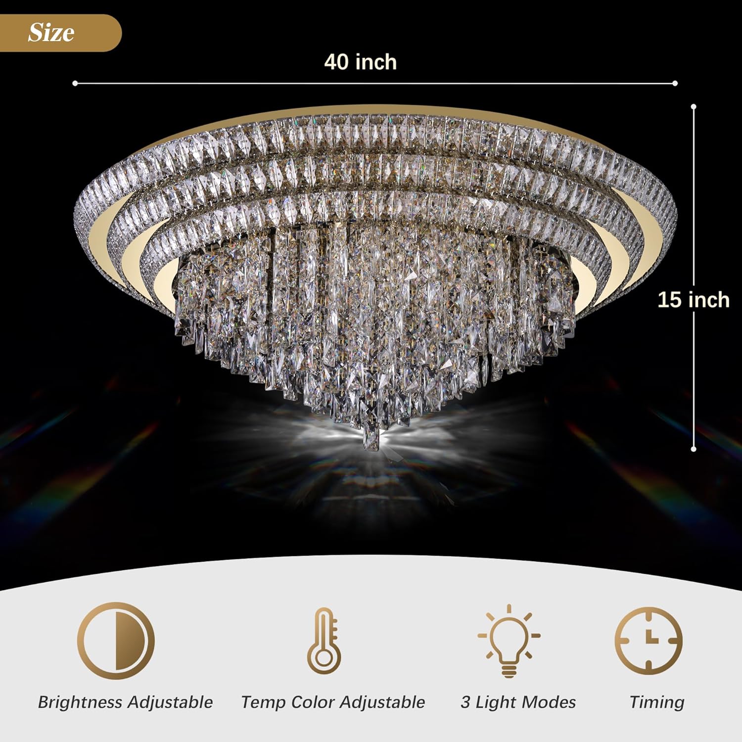Reviews - REDSTAR Crystal Ceiling Light Worth It? Honest Pros & Cons Analysis REDSTAR crystal ceiling light worth it,should I buy REDSTAR crystal ceiling light,REDSTAR crystal chandelier pros cons,best smart flush mount ceiling light,REDSTAR A401 model honest,crystal raindrop chandelier vs alternatives unboxing and complete package contents