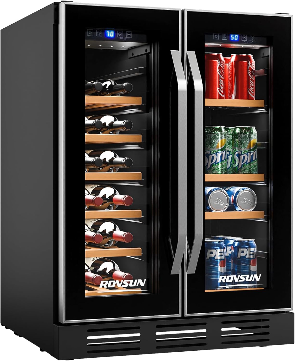 ROVSUN 34 bottle wine fridge worth it,should I buy ROVSUN wine cooler,ROVSUN dual zone wine fridge pros cons,best dual zone wine refrigerator,ROVSUN 34 bottle cooler honest,ROVSUN vs other wine fridges - detailed features and technical specifications