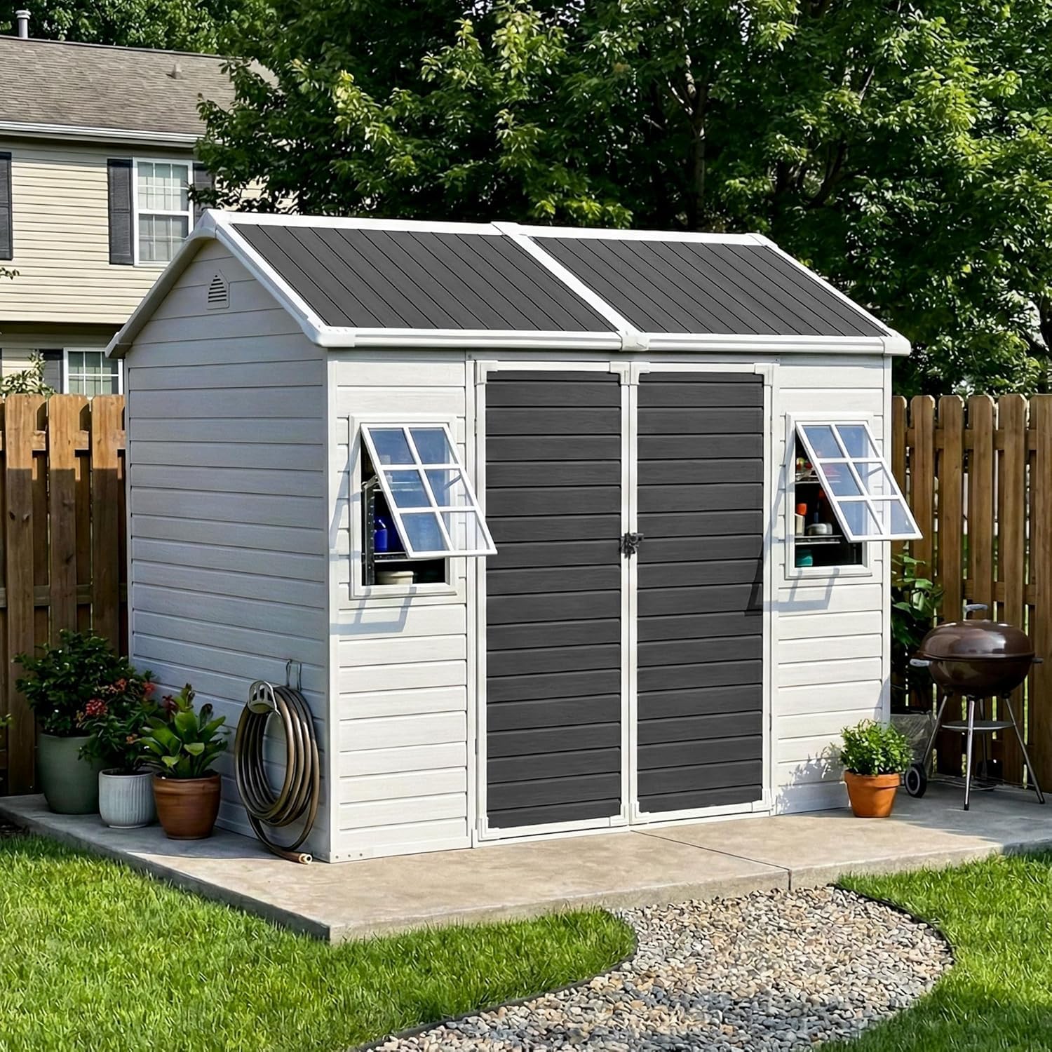 Restland 8x6 resin shed worth it,should I buy a Restland shed,Restland shed pros and cons,best resin storage shed with floor,Restland 8x6 vs other sheds,Restland shed honest opinion - detailed features and technical specifications