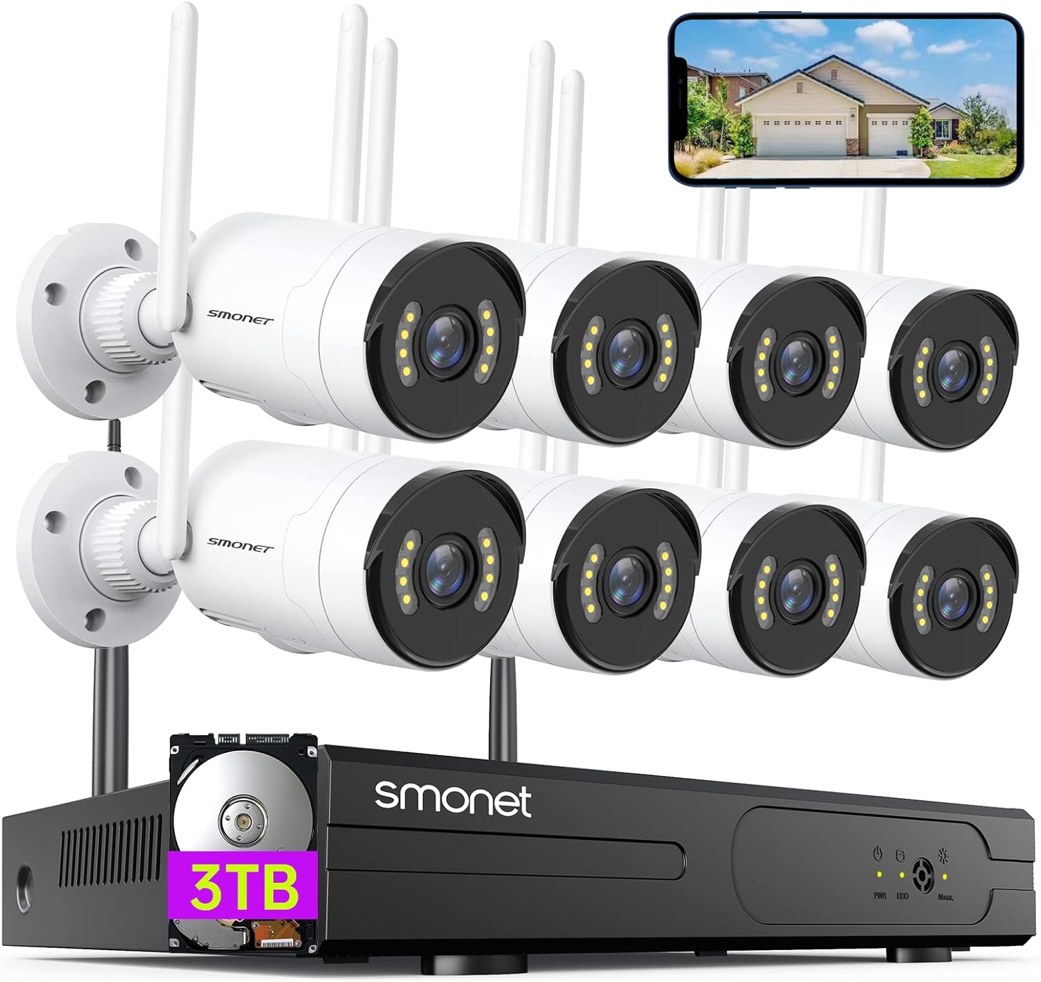 SMONET security camera system worth it,should I buy SMONET security system,SMONET vs other security kits,SMONET 8 camera system pros cons,best wireless security camera system,SMONET 8CH complete kit honest performance testing and real-world results